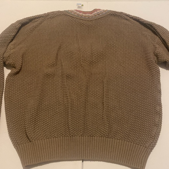 Vintage London Fog V neck cable knit sweater - Picture 5 of 9